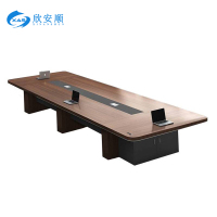 欣安顺 胶板会议桌3600*1400*760mm 组