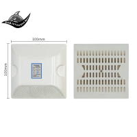 巨头鲨国标塑料黄壳道钉双黄100*100*20mm个