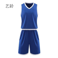 艺龄 篮球足球服 彩蓝色/套