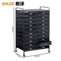 枢泽 桌下整理架 双柜A4十抽款 组