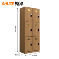 枢泽 感应锁衣柜 六门 台