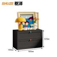 枢泽 储物柜 二斗柜800*400*522mm 台