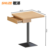 枢泽 桌子 休闲桌 带抽屉 张