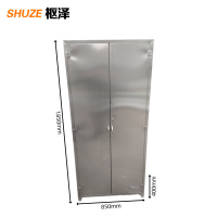 枢泽 不锈钢二门柜 850*400*1850mm 台