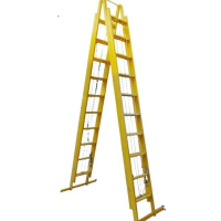 茉冉 玻璃钢升降人字梯 8米/个