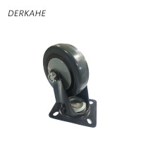 DERKAHE 中型手推车聚氨酯轮 φ50×23(2寸) 万向款 个