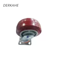 DERKAHE 重型手推车聚氨酯轮 φ100×50(4寸) 万向款 个