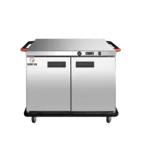 成英兴业 手推助力移动保温送餐车 BRW4-2D 台