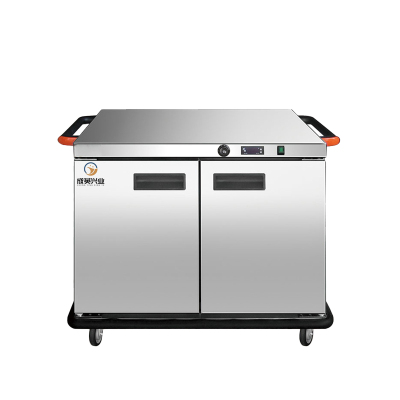 成英兴业 手推助力移动保温送餐车 BRW4-2D 台