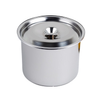 霖尘雨奕 304不锈钢味盅调料罐 带盖18cm/个
