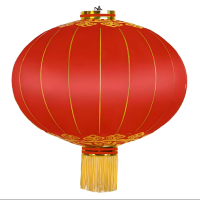 华夏京铁城 大红灯笼 100#直径60cm(绸布) 个