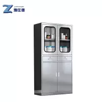 豫庄德不锈钢文件柜1.8m台