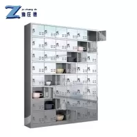 豫庄德不锈钢碗柜48门台