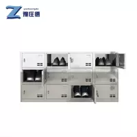 豫庄德不锈钢鞋柜12门台