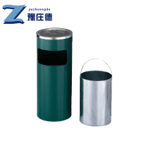 豫庄德垃圾桶墨绿个