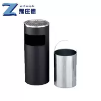 豫庄德垃圾桶黑色个