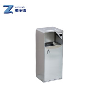 豫庄德不锈钢垃圾桶方形个