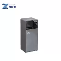豫庄德不锈钢垃圾桶黑金个