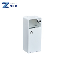 豫庄德户外不锈钢垃圾桶珍珠白个