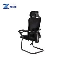 豫庄德办公椅黑色把