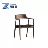 豫庄德餐椅黑色把