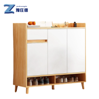 豫庄德宿舍鞋柜三门个