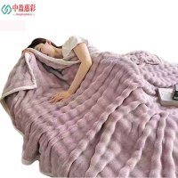 中盈惠彩 泡泡绒毯单人 RT-012 150*200cm 条