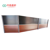 中盈惠彩 铝型材顶箱办公桌 HCDX05 尺寸颜色可定制 米