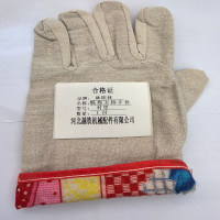 林阳林 帆布五指手套 衬里 1 付