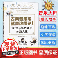 古典音乐家就是这样子 12位音乐大师的妙趣人生 肖邦贝多芬舒曼巴赫等音乐家趣事 有趣的音乐史 音乐理论书籍 人民邮