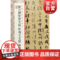 正版 颜真卿祭侄文稿祭伯父文稿争座位帖 经典碑帖全本放大原色 书法篆刻字帖书籍艺术 甄选古代经典传世善本 上海书画出