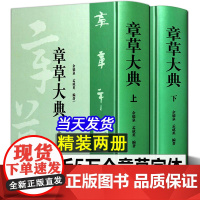 [全套2册]章草大典 上下册 章草书法字典 章草大字典中国草书书法字典大全繁体毛笔字成人练字入门技法工具书籍正版