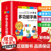 小学生多功能字典彩色版 字典新版正版1-6年级中小学生专用工具书字典新版现代汉语成语词典笔顺字典正版大全1-6年级工具书