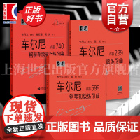 车尔尼钢琴 快速练习曲作品299钢琴初级练习曲作品599钢琴手指灵巧练习曲作品740 大符头钢琴系列教程 扫码看视频上海