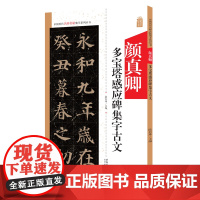 颜真卿多宝塔感应碑集字古文 中国历代名碑名帖集字系列丛书 陆有珠 楷书毛笔字帖书法临摹碑帖米字格兰亭序 安徽美术出版社