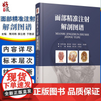 正版 面部精准注射解剖图谱 面部皮下组织解剖年轻化手术注射美容微精修线雕微注射并发症美容外科分区提升医学医疗专业