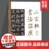 二玄社书法讲座:楷书日本书法家西川宁编写 收录中日两国历代大家的书法名作书法技术理论书籍