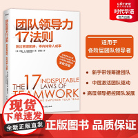 正版 团队领导力17法则 领导力21法则的作者马克斯维尔40年团队管理经验全新浓缩 企业团队培训管理书