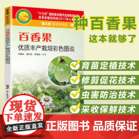 百香果优质丰产栽培彩色图说 百香果栽培种植技术大全书籍百香果树种植方法病虫害防治技术基础入门果园施肥管理修剪