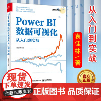 正版 Power BI数据可视化从入门到实战 数据分析及仪表板设计整体流程进阶书籍 Power BI核心计算原理 袁