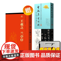 全2册 圣教序字字析 晋王羲之兰亭序 碑帖笔法临析毛笔书法临摹软笔法解析书法教程成人学生自学名家书法大师临摹字帖 天津人