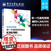 正版 新一代通用视频编码H.266/VVC:原理、标准与实现 H.266/VVC 编码视频格式视频编码工具书应用教程书籍