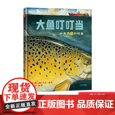 大鱼叮叮当一条大鱼的故事精装绘本图画书大卫香农新作品3-6岁亲子共读告诉我们做正确的事比一时的名声更重要启发童书馆正版童