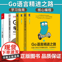 正版书籍 Go语言设计与实现书籍全四册 Go语言精进之路 从新手到高手的编程思想 方法和技巧+Go语言学习指南+Go语言