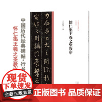 中国历代经典碑帖行书系列 怀仁集王羲之圣教序 陈振濂 行书毛笔书法字帖原碑原帖繁体旁注 行书临摹范本鉴赏墨迹碑集联 河南