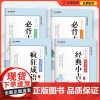 全4册 每日字课 词句大集合 疯狂成语训练+经典小古文+小学生必背古诗词75十80首人教版一年级二年级同步练字帖字帖练字