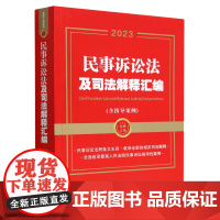 [正版]民事诉讼法及司法解释汇编(含指导案例2023)