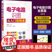 电子电路识图从入门到精通电子元器件识读基础全彩图电子电路识图基础识图方法应用书籍 零基础学电工电子技术人员及电气维修人