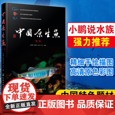 中国原生鱼第一辑中国特色原生鱼种类介绍观赏鱼原生观赏中国原生鱼图鉴书淡水鱼类溪流冷水鱼观赏鱼 鱼类科普书海洋生物知识书籍