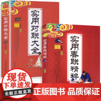 2册 实用对联大全+实用春联精粹 中国传统文化民俗对联精粹中华对联故事书籍